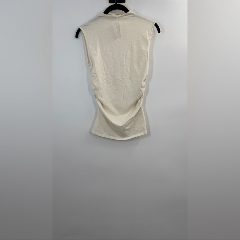 Madewell Ruched Mockneck Tank - Picture 4 of 6